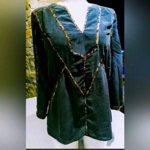 BCBG Y2K SILK BLOUSE